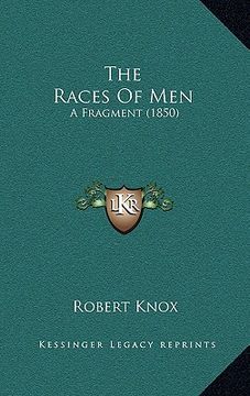 portada the races of men: a fragment (1850) (in English)