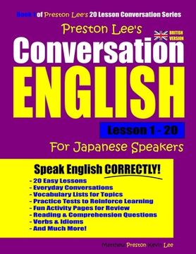 portada Preston Lee's Conversation English For Japanese Speakers Lesson 1 - 20 (British Version) (in English)