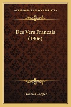 portada Des Vers Francais (1906) (in French)