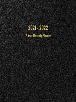 portada 2021 - 2022 2-Year Monthly Planner: 24-Month Calendar (Black) 