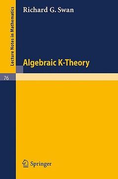 portada algebraic k-theory (en Inglés)