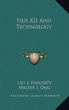portada pius xii and technology (en Inglés)