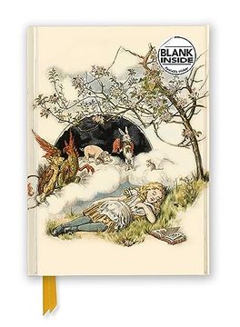 portada British Library: Alice Asleep From Alice's Adventures (Foiled Blank Journal) (Flame Tree Blank Notebooks) 