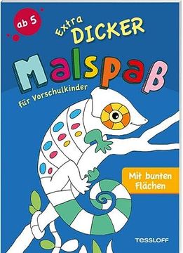 portada Extradicker Malspaß für Vorschulkinder. Mit Bunten Flächen (in German)