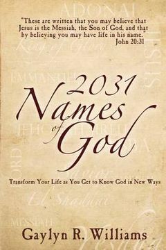 portada 2031 Names of God: In Alphabetical Order (in English)
