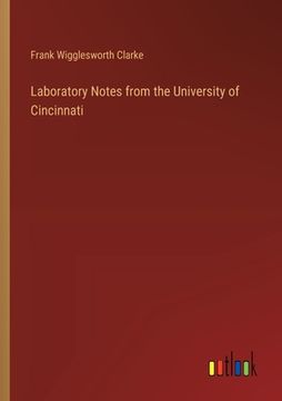 portada Laboratory Notes from the University of Cincinnati (in English)