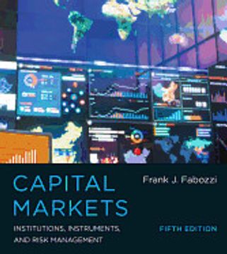 portada Capital Markets, Fifth Edition: Institutions, Instruments, and Risk Management (The mit Press) 