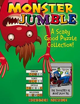 portada Monster Jumble(r): A Scary Good Puzzle Collection! (en Inglés)