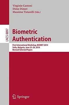 portada Biometric Authentication: First International Workshop, Biomet 2014, Sofia, Bulgaria, June 23-24, 2014. Revised Selected Papers (Lecture Notes in Computer Science) 