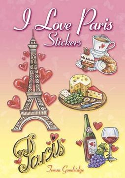 portada I Love Paris Stickers (Dover Stickers) (en Inglés)