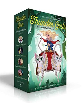 portada Thunder Girls Adventure Collection Books 1-4: Freya and the Magic Jewel; Sif and the Dwarfs' Treasures; Idun and the Apples of Youth; Skade and the en (en Inglés)