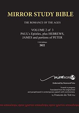 portada 11Th Edition Paperback Mirror Study Bible Volume 2 of 3 - Paul's Brilliant Epistles & the Amazing Book of Hebrews Also, James - the Younger Brother of. Paul's Writings as Well as James and Peter. 