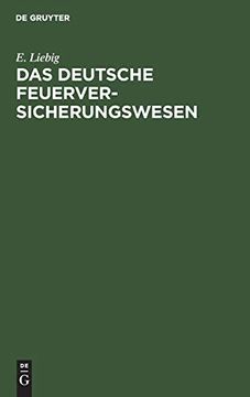 portada Das Deutsche Feuerversicherungswesen (en Alemán)