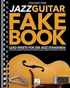 portada Jazz Guitar Fake Book - Volume 1: Lead Sheets for 200 Jazz Standards (in English)