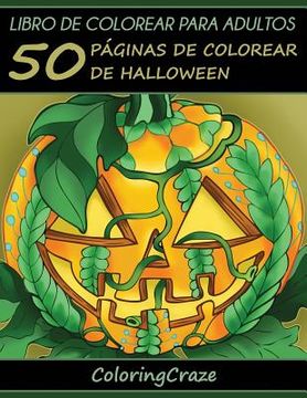portada Libro de Colorear para Adultos: 50 Páginas de Colorear de Halloween