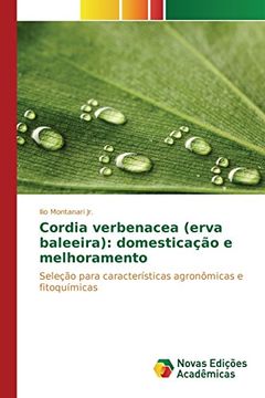 portada Cordia verbenacea (erva baleeira): domesticação e melhoramento