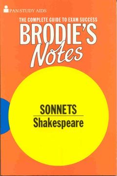 portada Brodie's Notes on William Shakespeare's Sonnets (Pan Study Aids) (in English)