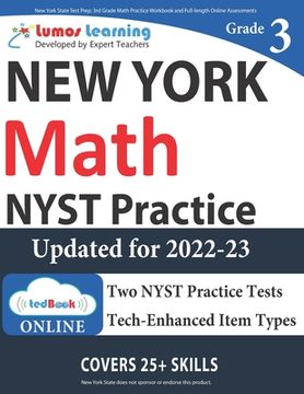 portada New York State Test Prep: 3rd Grade Math Practice Workbook and Full-length Online Assessments: NYST Study Guide (en Inglés)