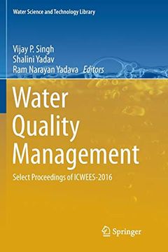 portada Water Quality Management Select Proceedings of Icwees-2016 (en Inglés)