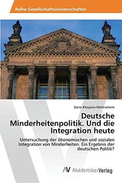 portada Deutsche Minderheitenpolitik. Und die Integration heute (German Edition)