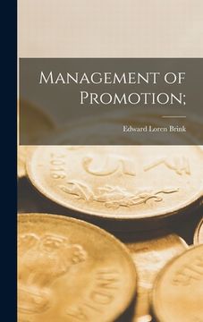 portada Management of Promotion; (en Inglés)