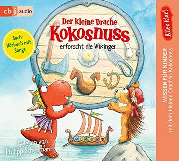 portada Alles Klar! Der Kleine Drache Kokosnuss Erforscht die Wikinger (Drache-Kokosnuss-Sachbuchreihe, Band 8) (in German)