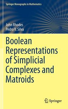 portada Boolean Representations of Simplicial Complexes and Matroids (en Inglés)