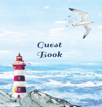 portada GUEST BOOK FOR VACATION HOME, Visitors Book, Beach House Guest Book, Seaside Retreat Guest Book, Visitor Comments Book.: HARDCOVER: Suitable for Beach (in English)
