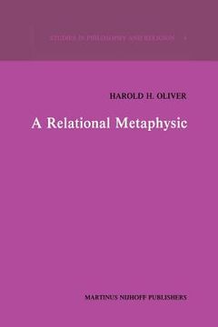 portada A Relational Metaphysic (en Inglés)