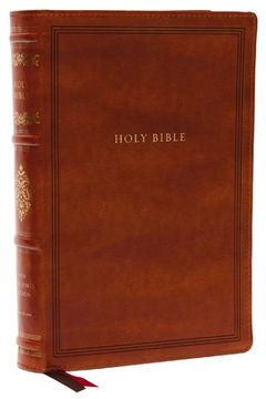 portada Kjv, Wide-Margin Reference Bible, Sovereign Collection, Leathersoft, Brown, red Letter, Comfort Print: Holy Bible, King James Version (en Inglés)