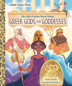 portada My Little Golden Book About Greek Gods and Goddesses (en Inglés)