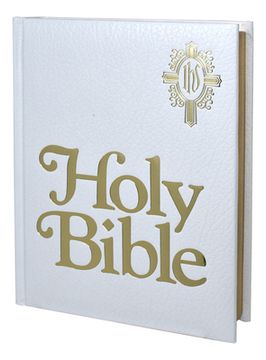 portada New Catholic Bible Family Edition (White) (en Inglés)