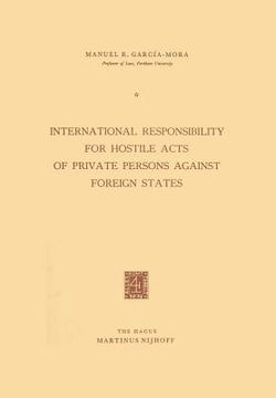 portada International Responsibility for Hostile Acts of Private Persons Against Foreign States