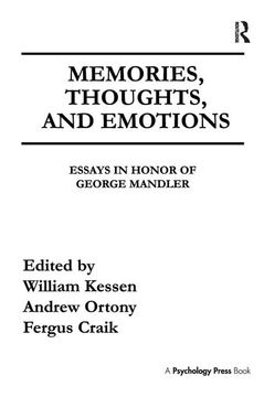 portada Memories, Thoughts, and Emotions: Essays in Honor of George Mandler (en Inglés)