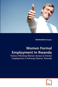 portada women formal employment in rwanda (en Inglés)