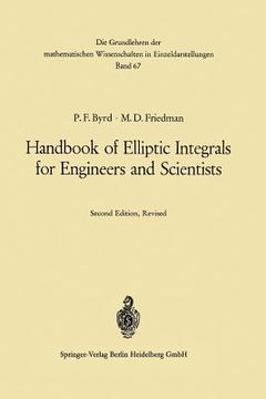portada Handbook of Elliptic Integrals for Engineers and Scientists (en Inglés)