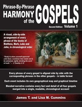 portada Phrase-By-Phrase Harmony of the Gospels: Second Edition, Volume 1 (en Inglés)
