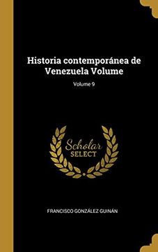 portada Historia Contemporánea de Venezuela Volume; Volume 9