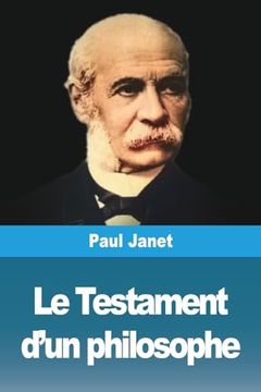 portada Le Testament D'un Philosophe (en Francés)