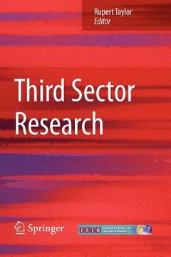 portada third sector research (en Inglés)