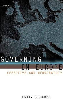 portada Governing in Europe: Effective and Democratic? (en Inglés)