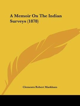 portada a memoir on the indian surveys (1878) (en Inglés)