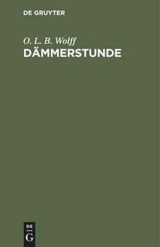 portada Dämmerstunde (in German)