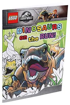 portada Lego Jurassic World: Dinosaurs on the Run! (Coloring Books) (in English)