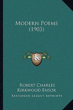 portada modern poems (1903) (en Inglés)