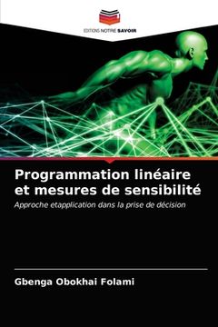 portada Programmation linéaire et mesures de sensibilité (en Francés)