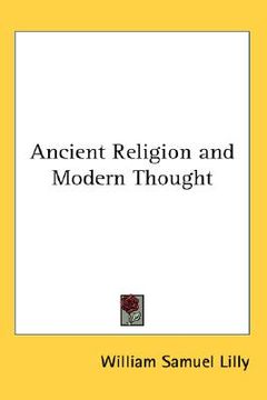 portada ancient religion and modern thought (en Inglés)