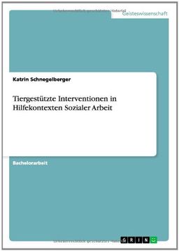 portada Tiergestützte Interventionen in Hilfekontexten Sozialer Arbeit (German Edition)