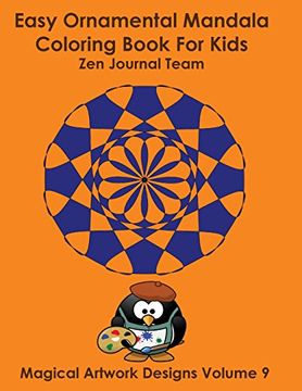 portada Easy Ornamental Mandala Coloring Book For Kids