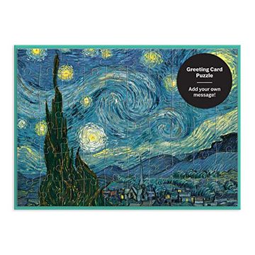 portada Greeting Card Puzzle: Moma: Starry Night 